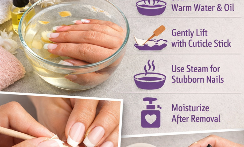 How to Remove Press-On Nails Without Acetone or Nail Damage