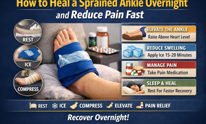 How to Heal a Sprained Ankle Overnight and Reduce Pain Fast