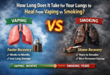 How Long Does It Take for Your Lungs to Heal From Vaping vs Smoking?