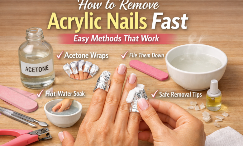 How to Remove Acrylic Nails Fast: Easy Methods That Work
