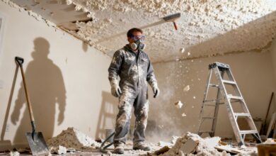 DIY Disasters: Why Scraping That Popcorn Ceiling Could Cost You Your Health